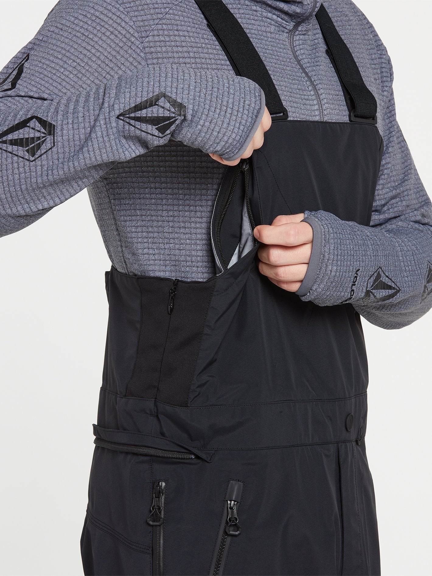 3L Gore-Tex Bib Overall - BLACK