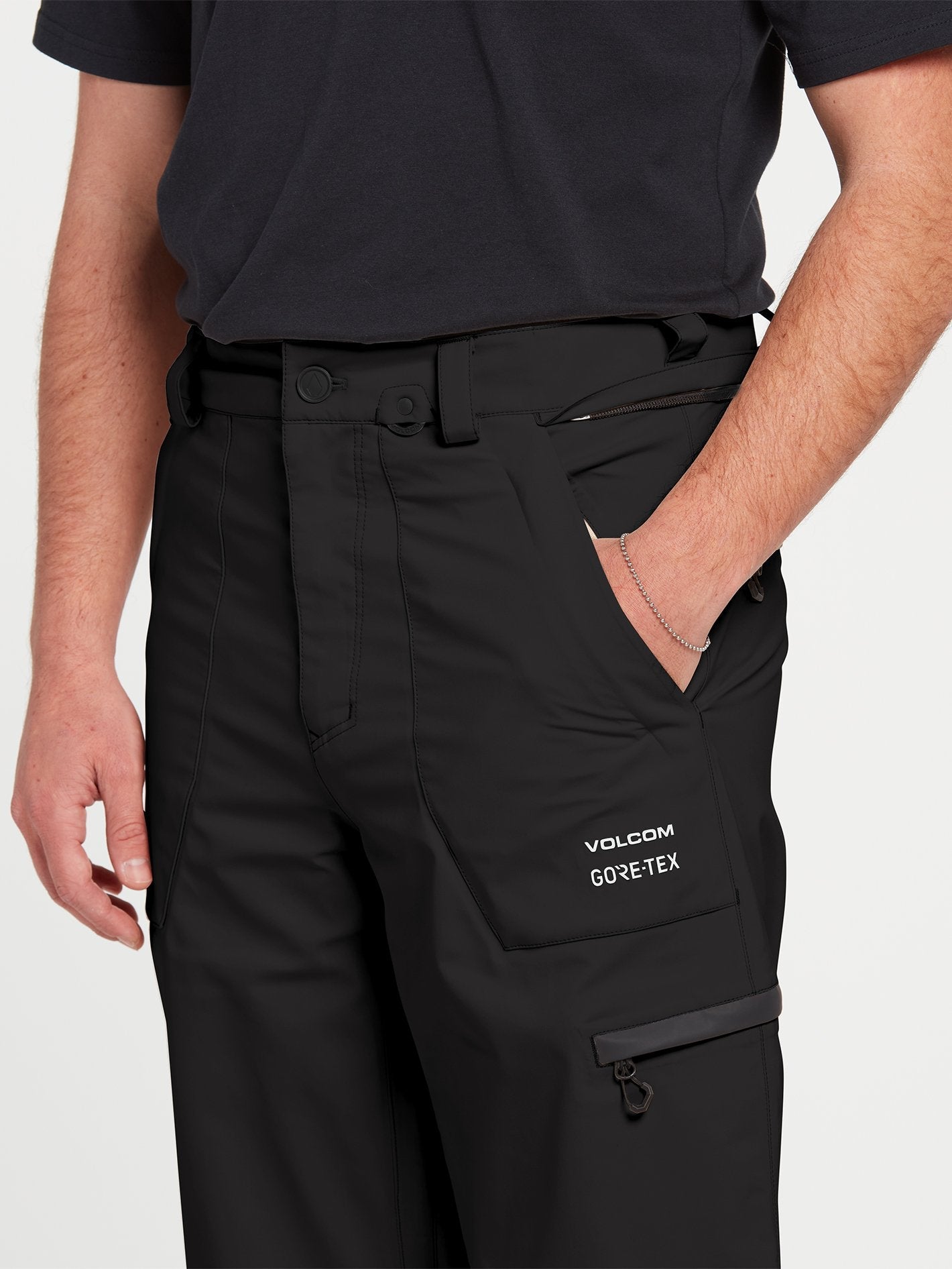 Stretch Gore-Tex Trousers - BLACK