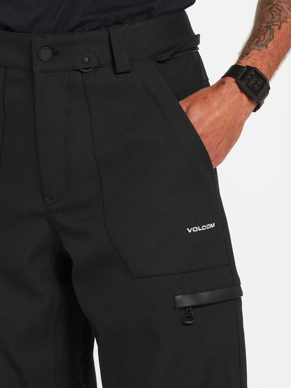 V-Line Trousers - BLACK