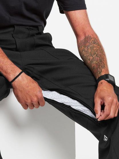 V-Line Trousers - BLACK