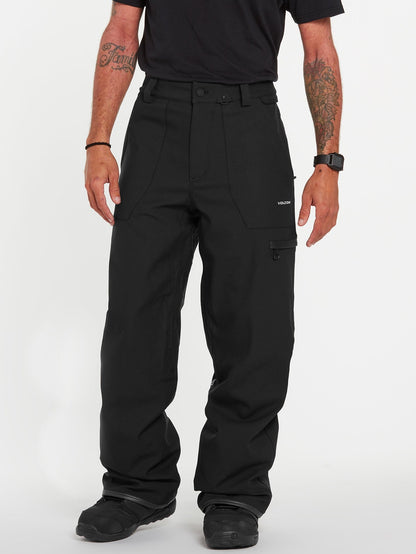 V-Line Trousers - BLACK