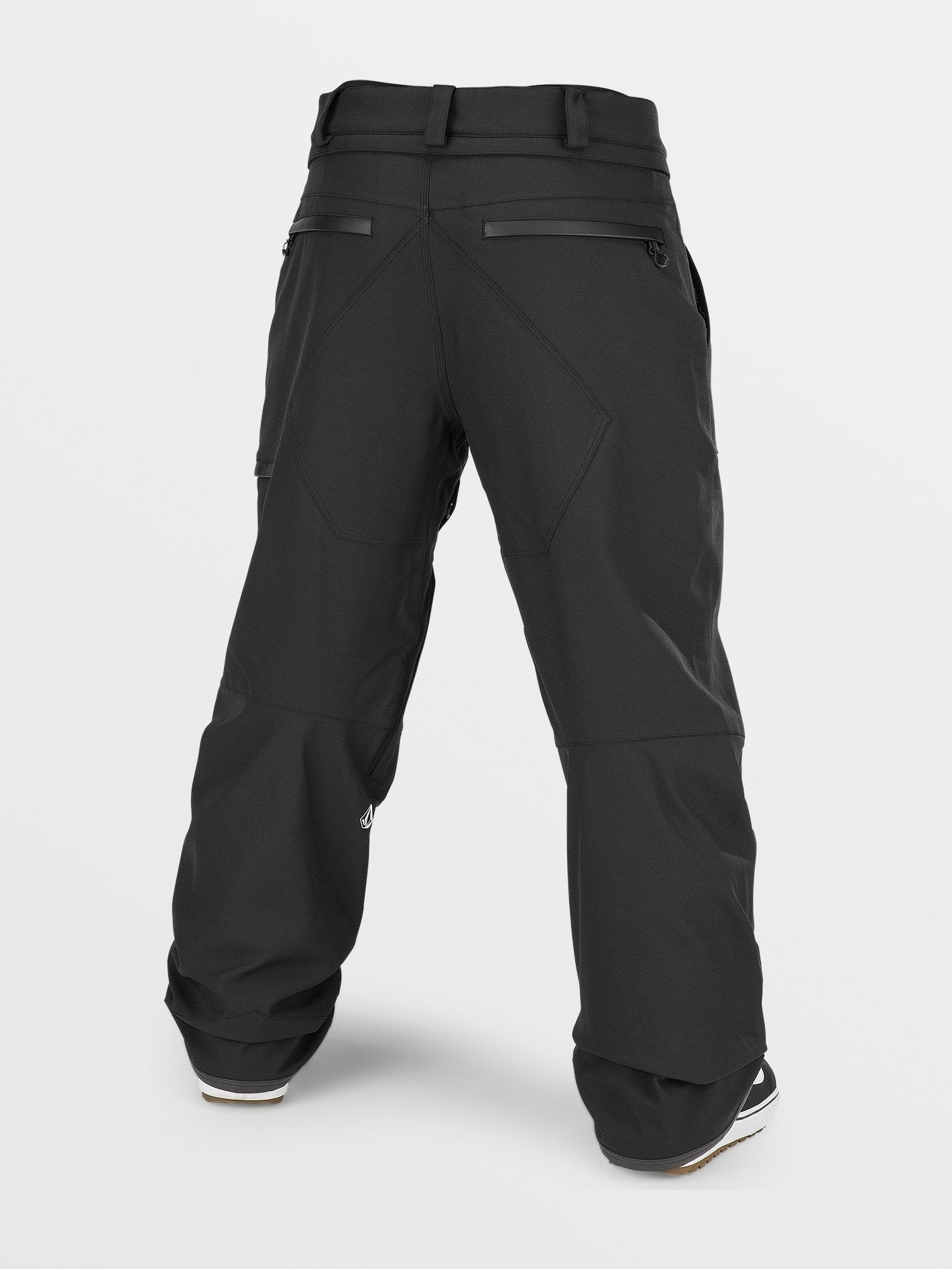 V-Line Trousers - BLACK