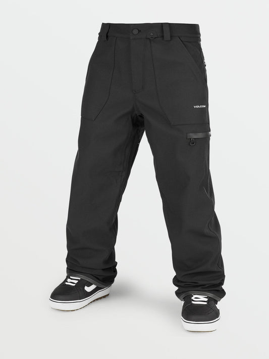 V-Line Trousers - BLACK
