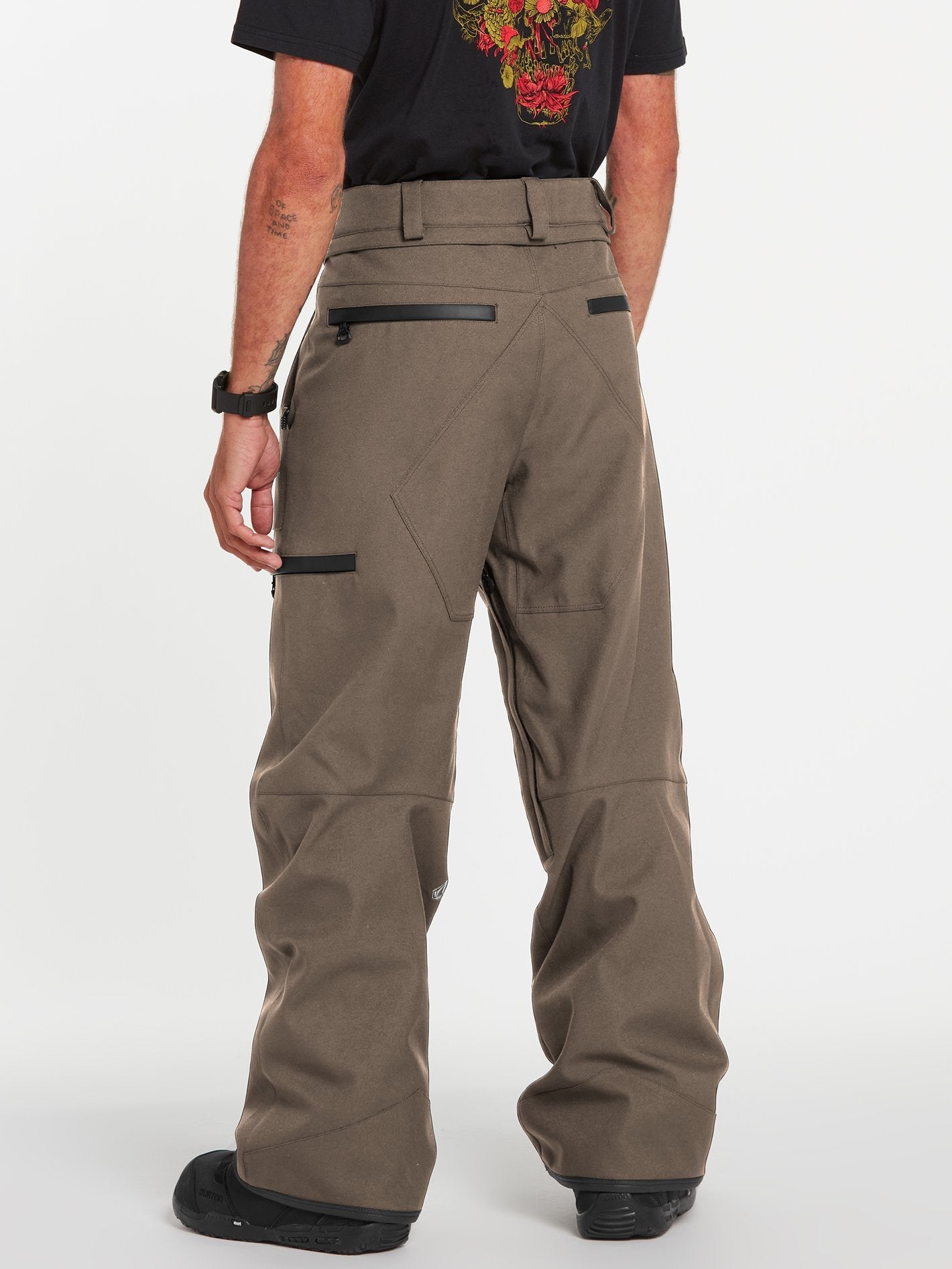 V-Line Trousers - DARK TEAK