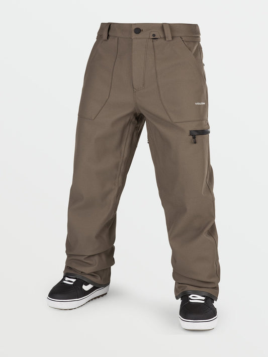 V-Line Trousers - DARK TEAK