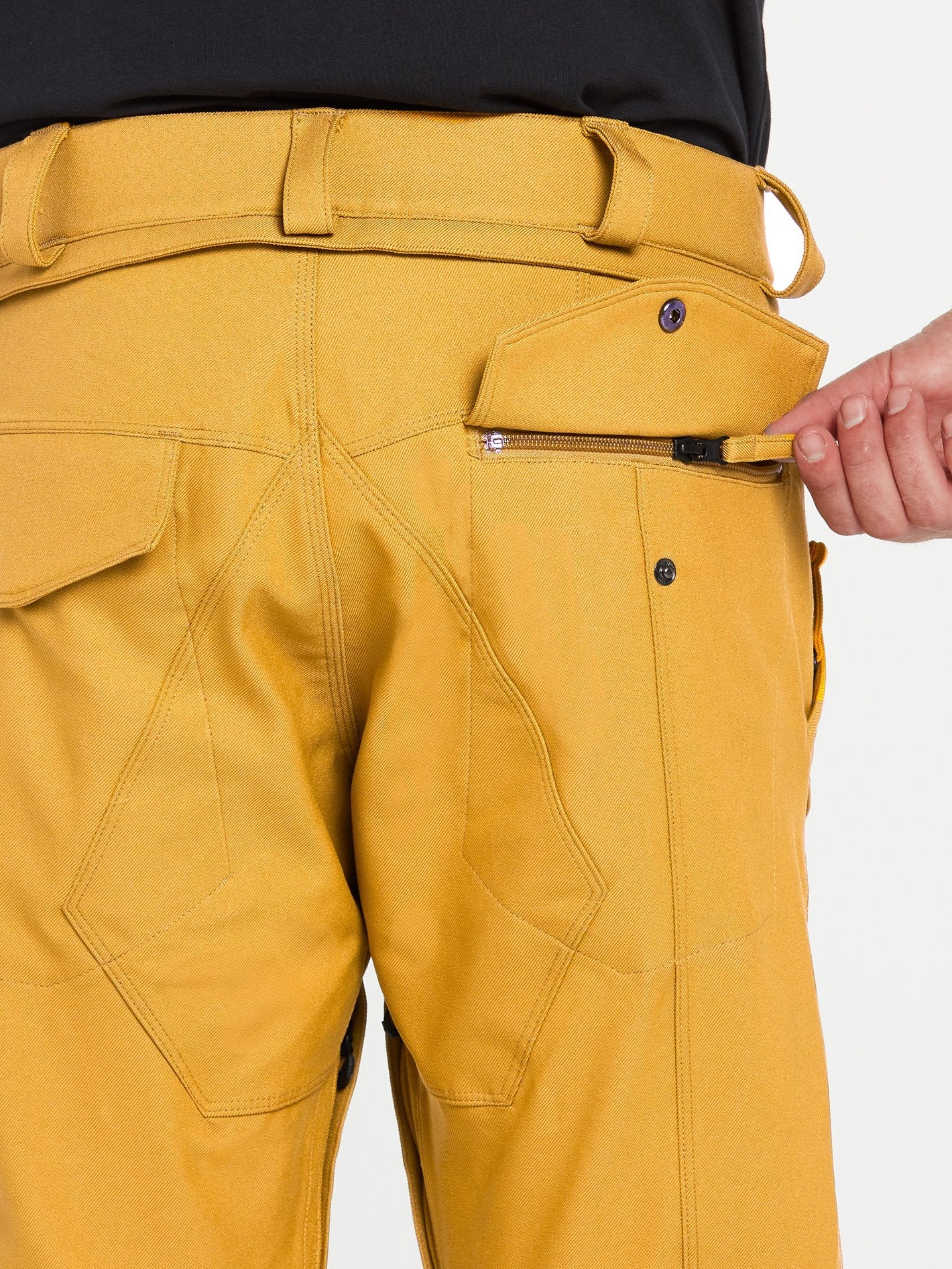 New Articulated Trousers - RESIN GOLD