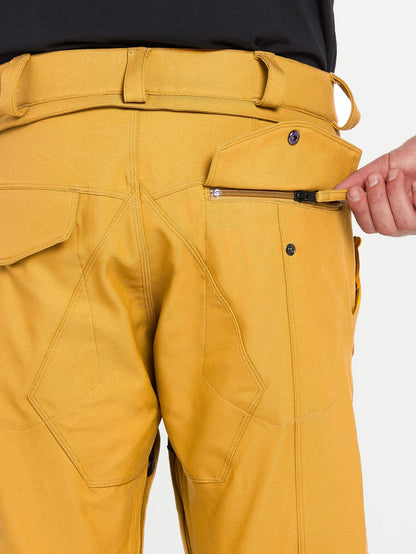 New Articulated Trousers - RESIN GOLD