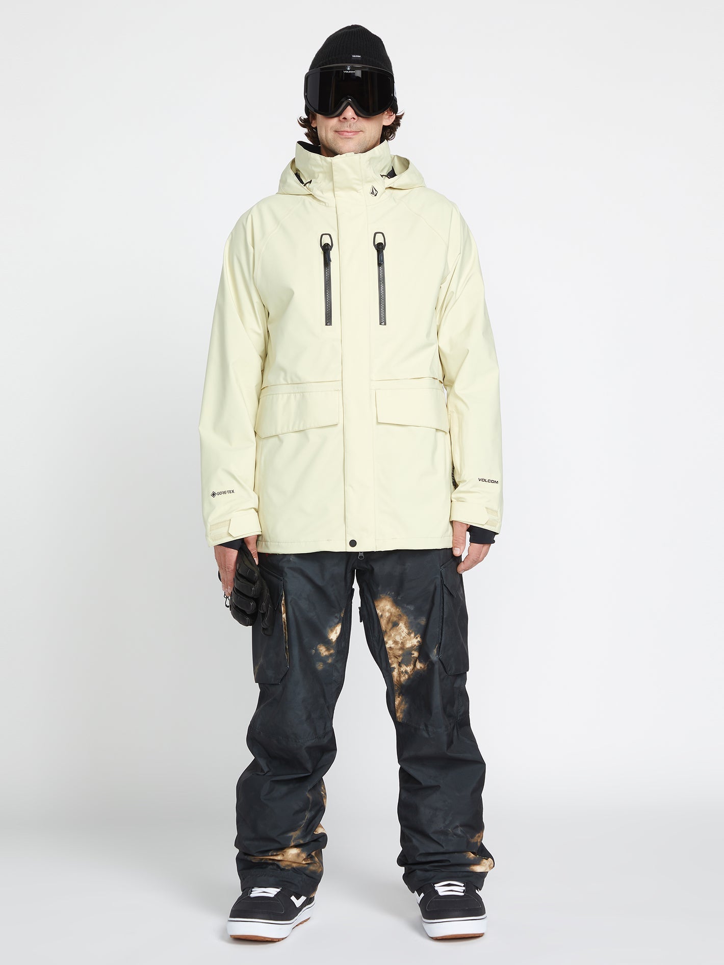 Stone Stretch Gore-Tex Trousers - Bleach Black