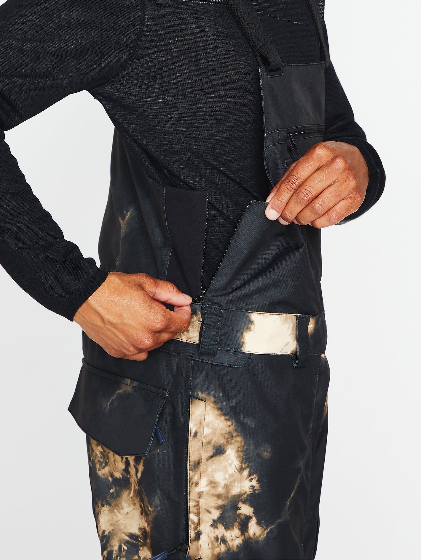 Roan Bib Overall - Bleach Black