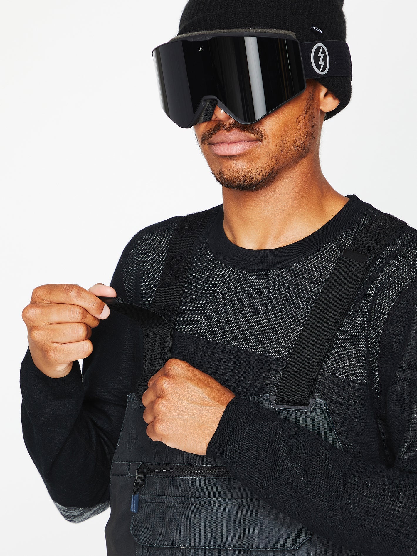 Roan Bib Overall - Bleach Black