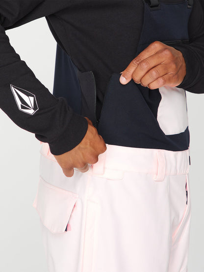 Roan Bib Overall - Party Pink
