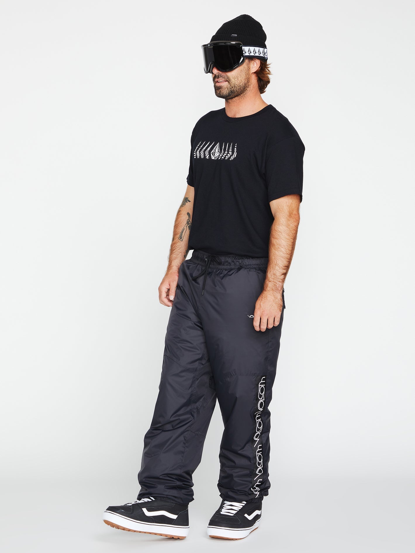 New Slashslapper Trousers - Black
