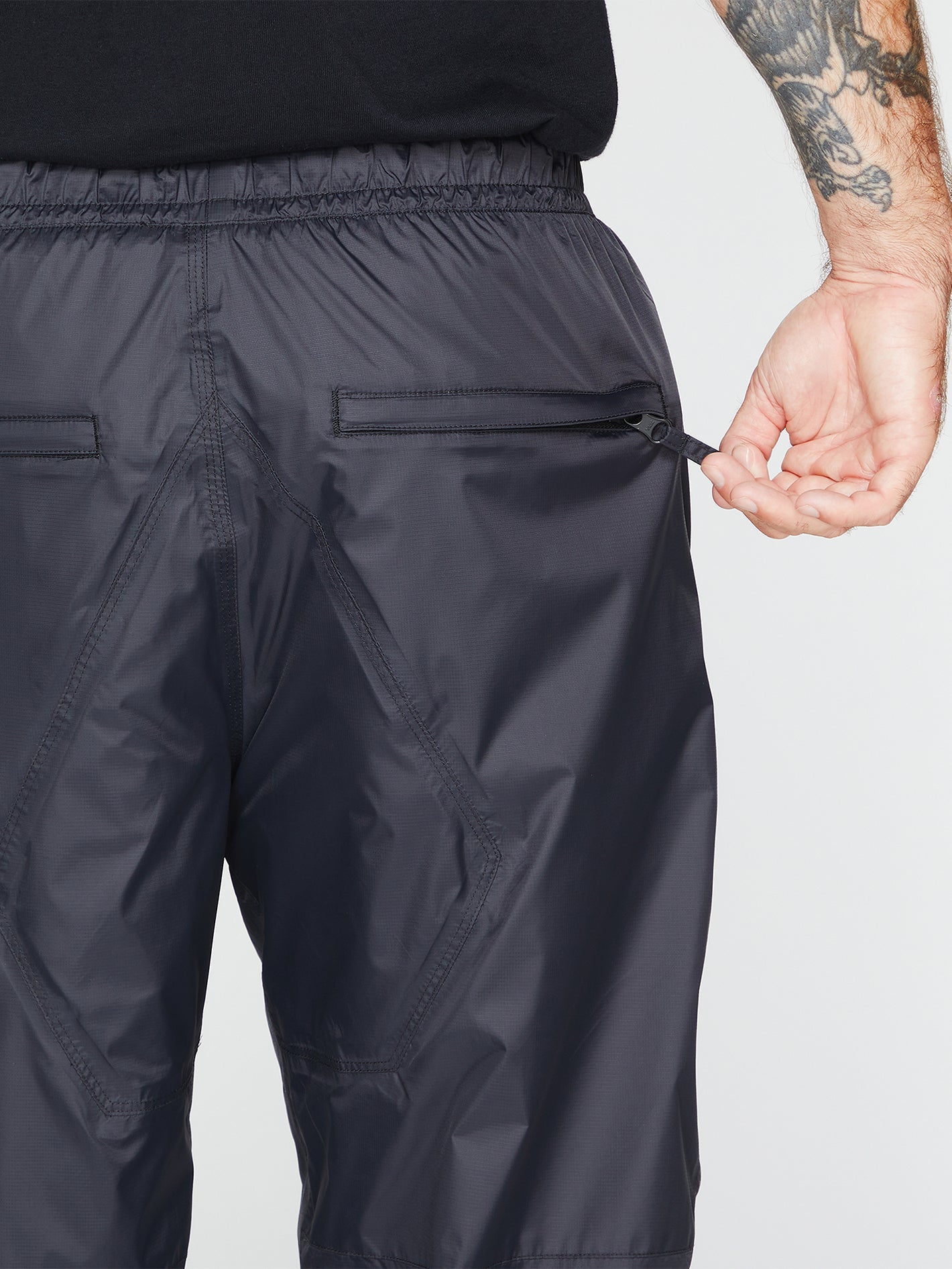 New Slashslapper Trousers - Black