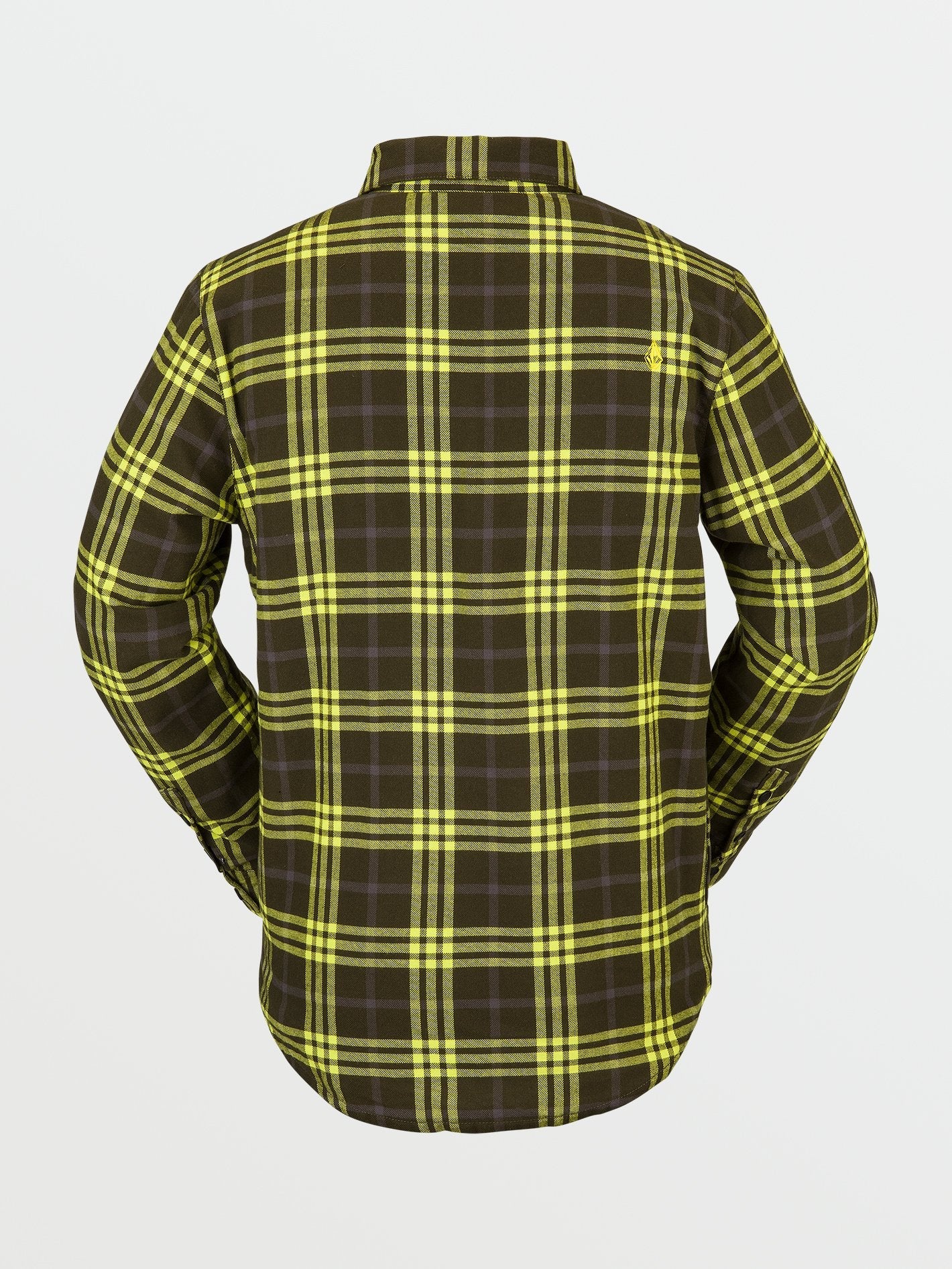 Sherpa Flannel Jacket - BLACK GREEN