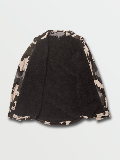 Sherpa Flannel Jacket - DRILL KHAKI
