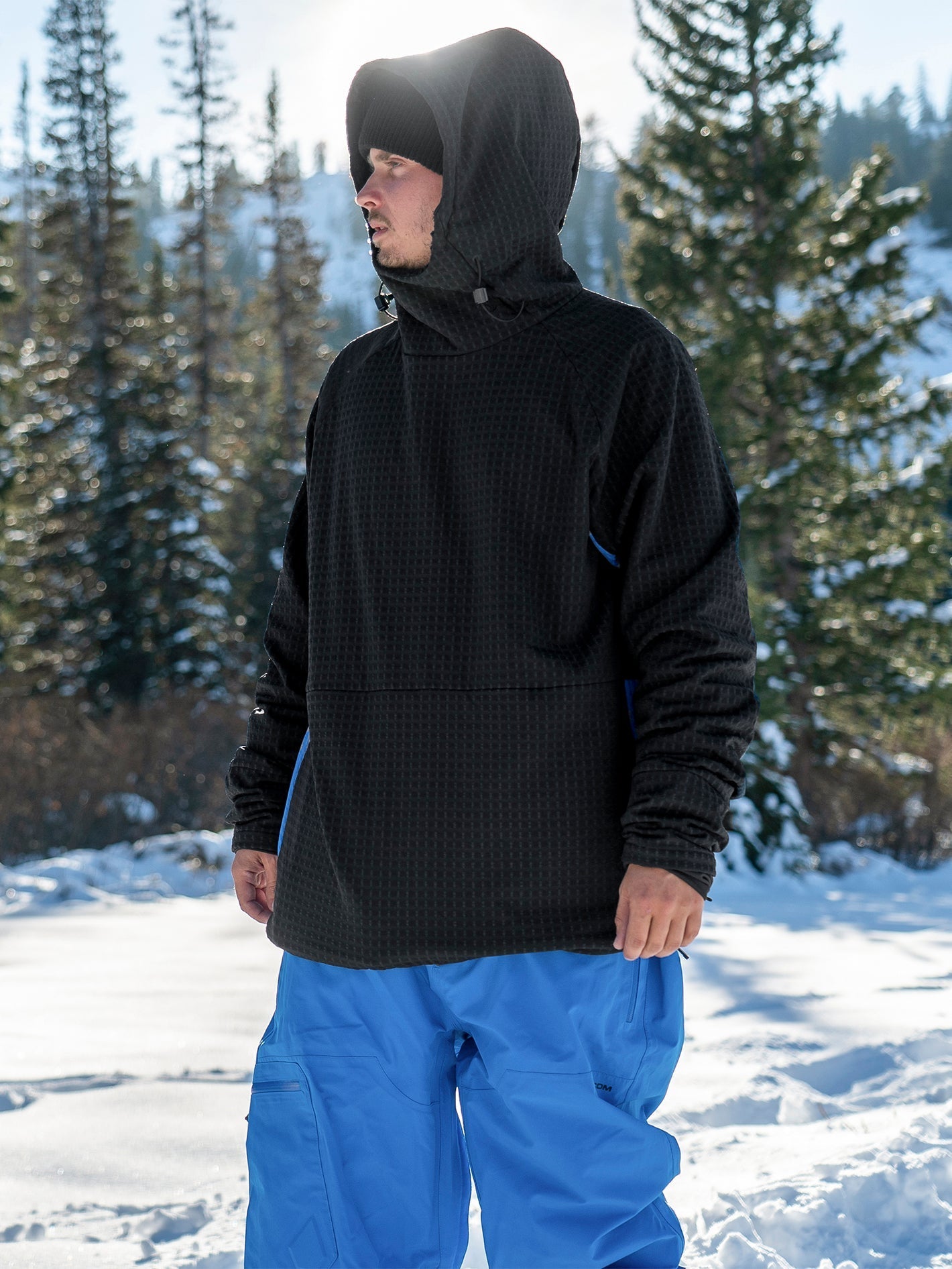 All I Got Hooded Light Jacket - BLACK