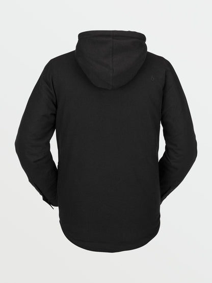 Field Insulated Flannel Jacket - BLACK ON BLACK