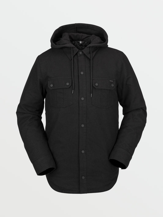Field Insulated Flannel Jacket - BLACK ON BLACK
