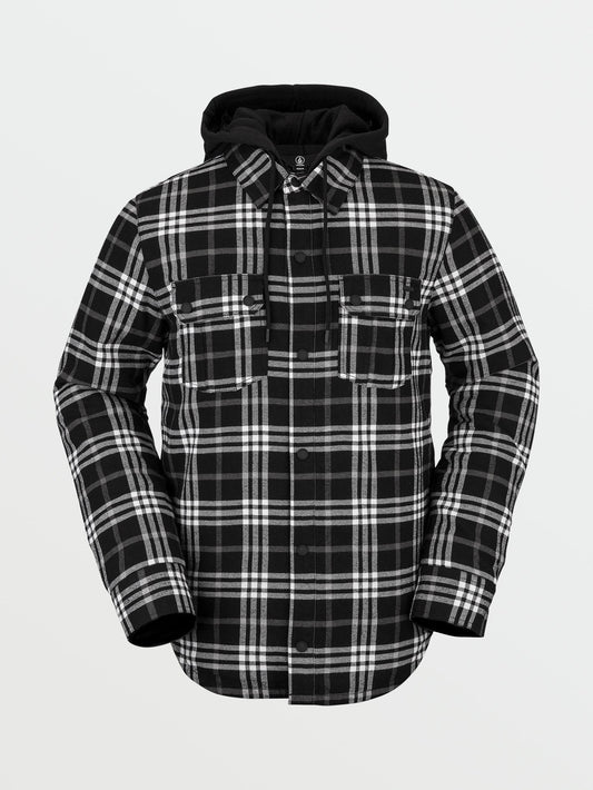 Field Insulated Flannel Jacket - BLACK