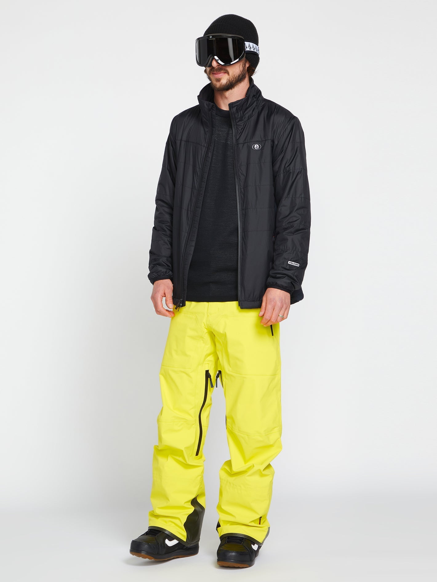 Utility Puff Jacket - Black