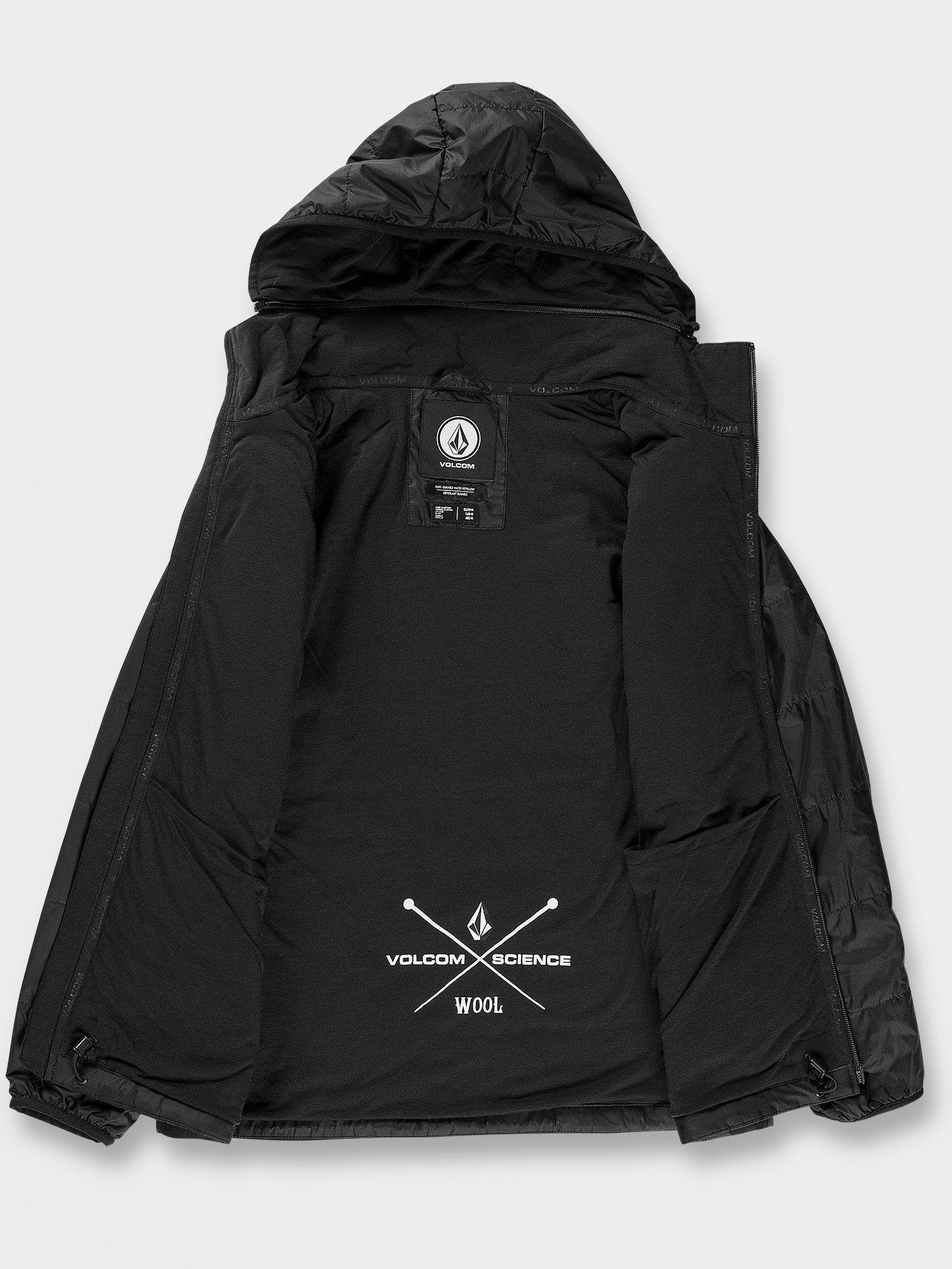 Utility Puff Jacket - Black