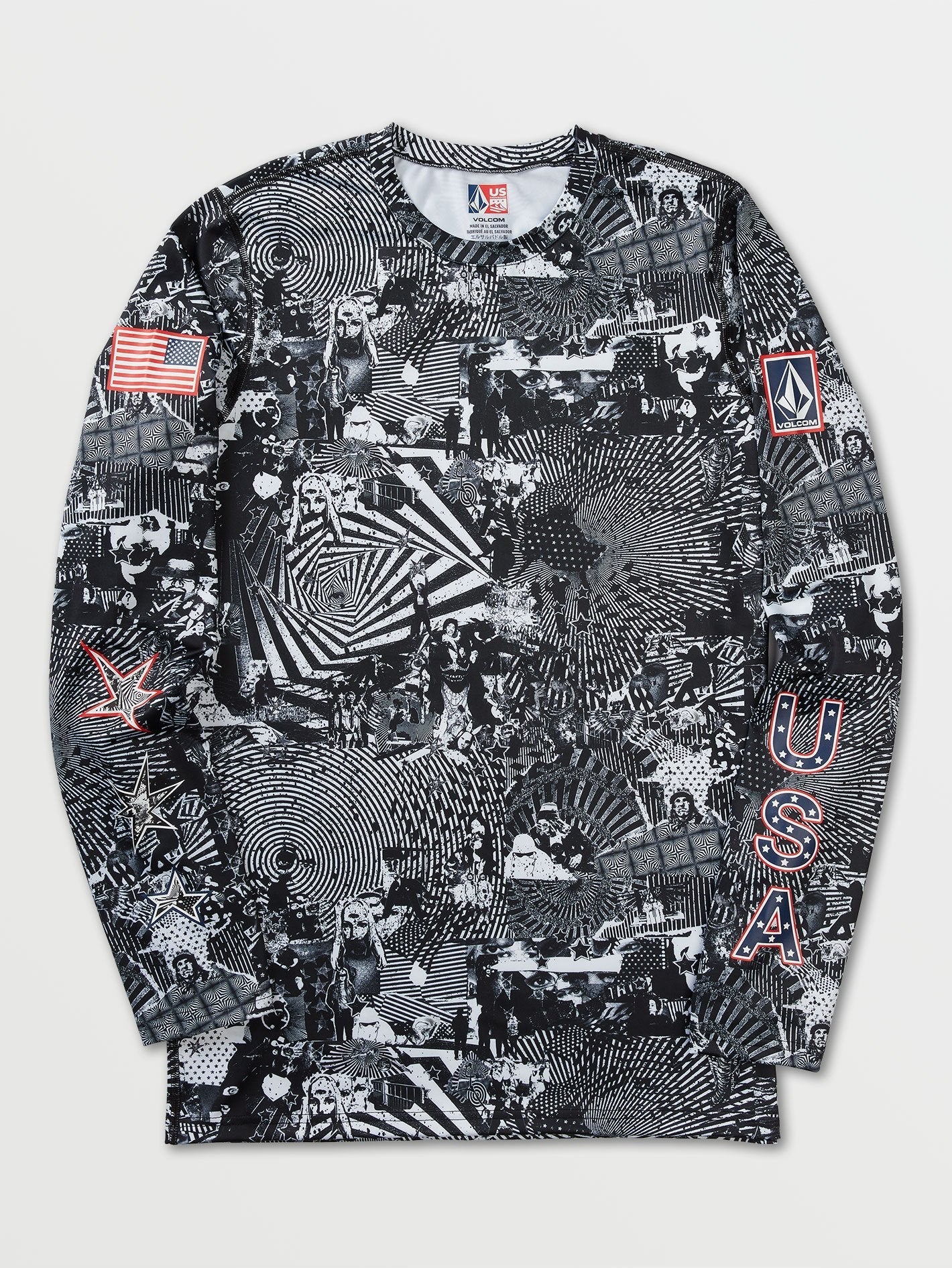 USST Base Layer Top - BLACK WHITE