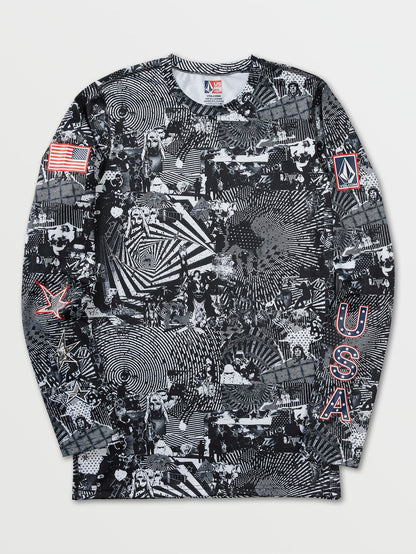 USST Base Layer Top - BLACK WHITE
