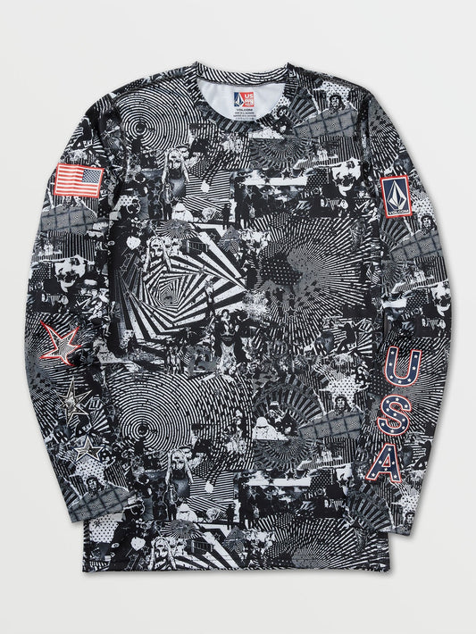 USST Base Layer Top - BLACK WHITE