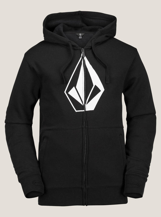 JLA Stone Zip Fleece - Black