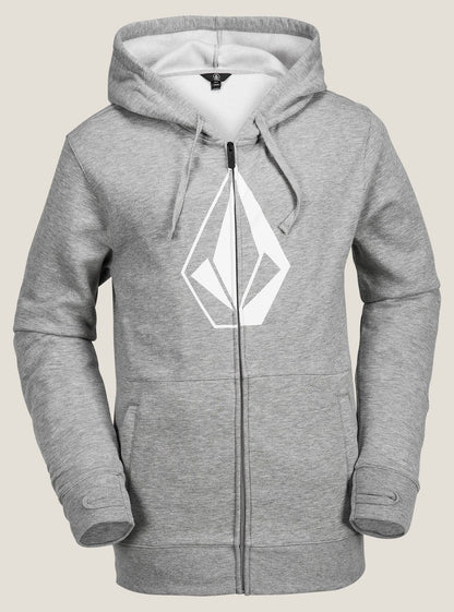 JLA Stone Zip Fleece - Heather Grey