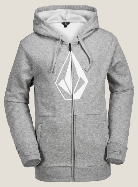 JLA Stone Zip Fleece - Heather Grey