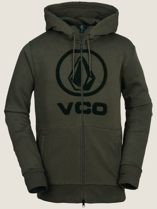 Stone Terry Fleece - Black Green
