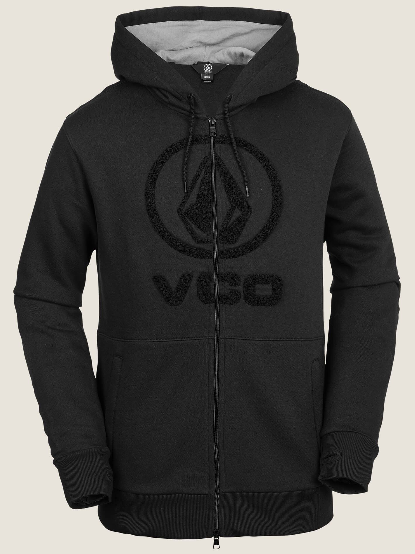 Stone Terry Fleece - Black
