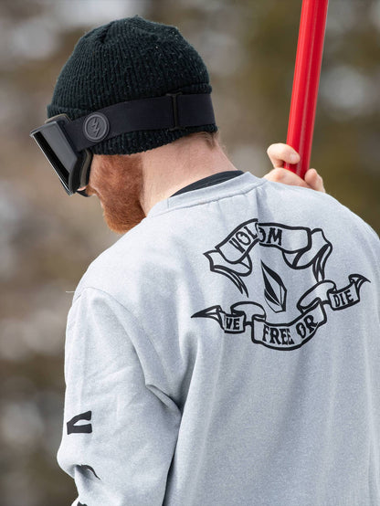 Mens Pat Moore Fleece - Heather Grey