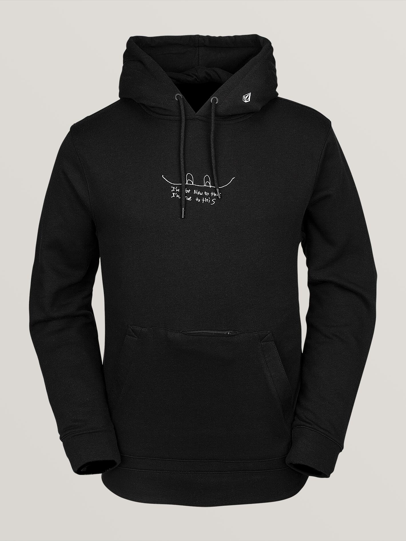 Mens Jla Pullover Fleece - Black