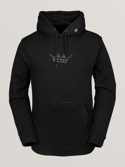 Mens Jla Pullover Fleece - Black