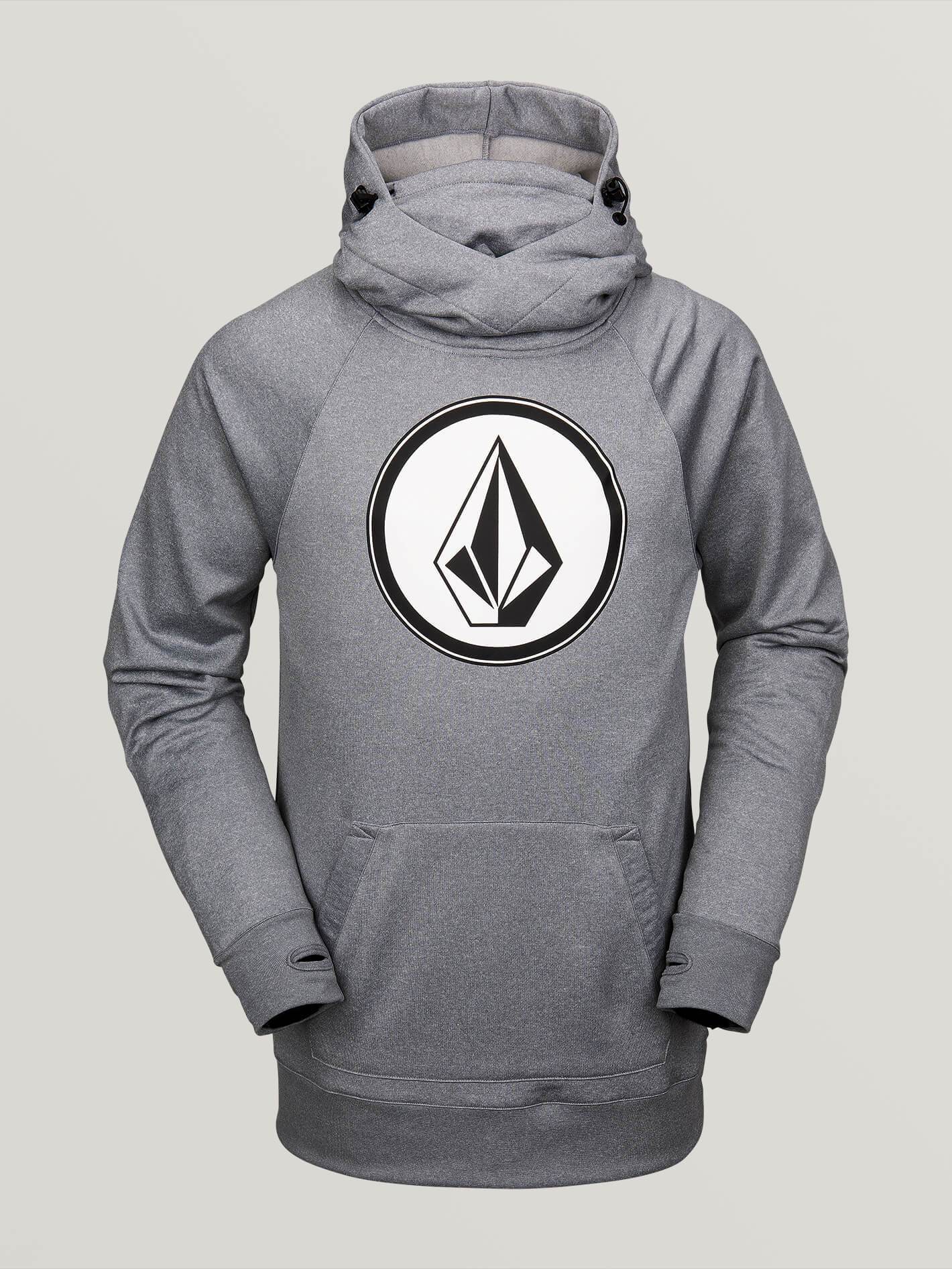 Mens Hydro Riding Hoodie - Heather Grey