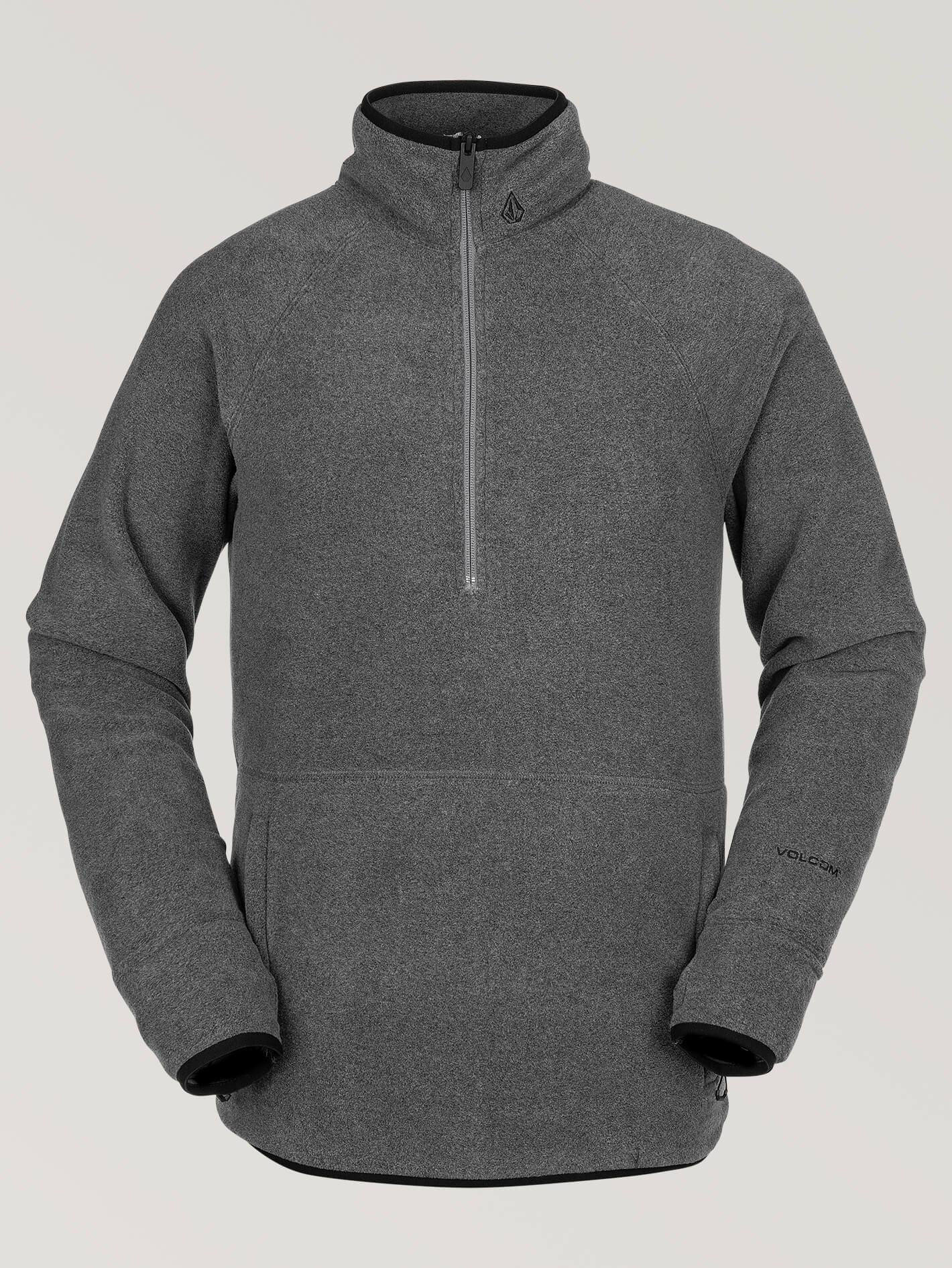 Mens Polartec® 1/2 Zip - Heather Grey