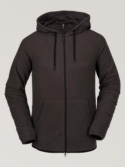 Mens Polartec® Micro Hoody - Black