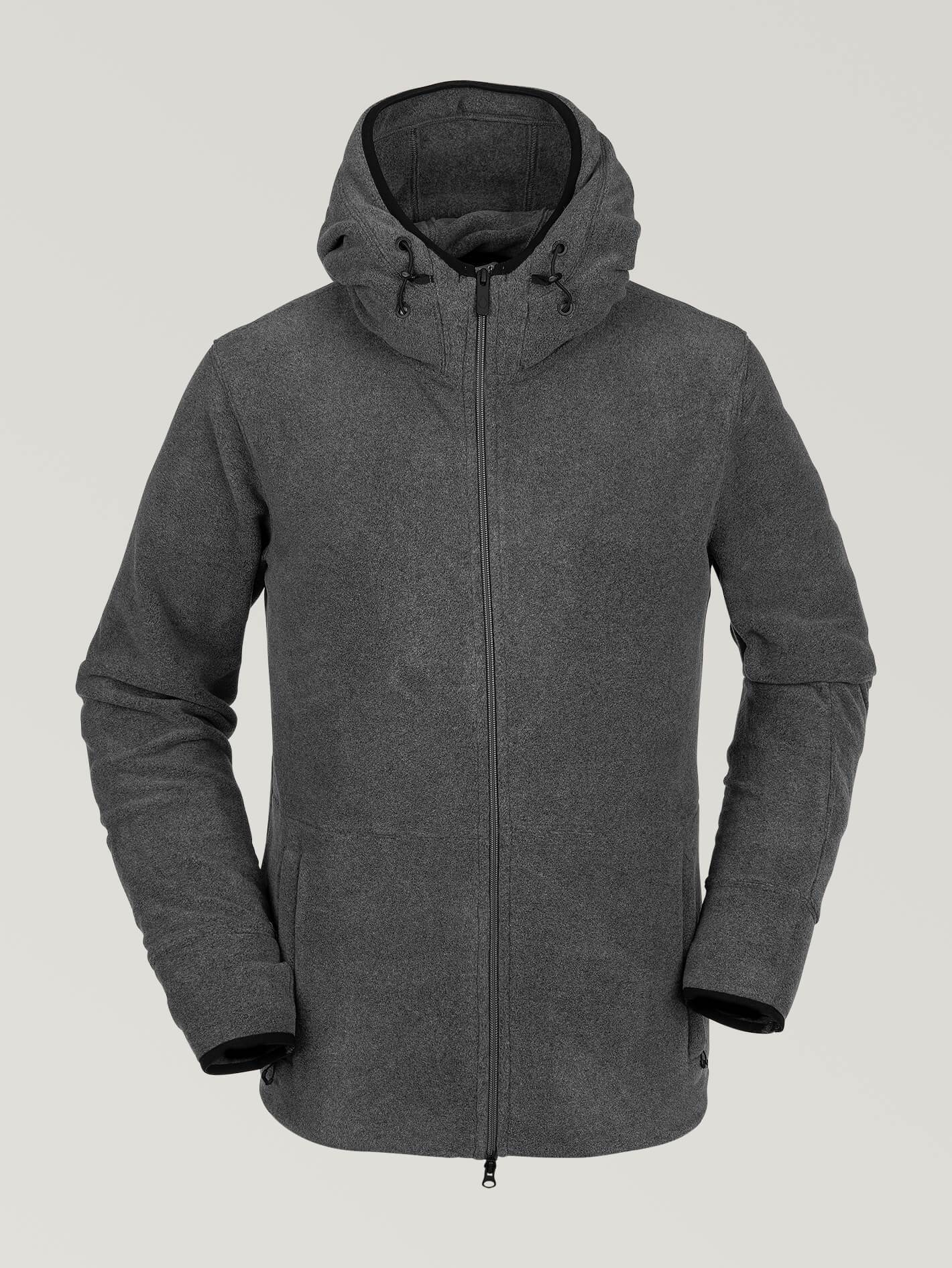 Mens Polartec® Fleece - Heather Grey