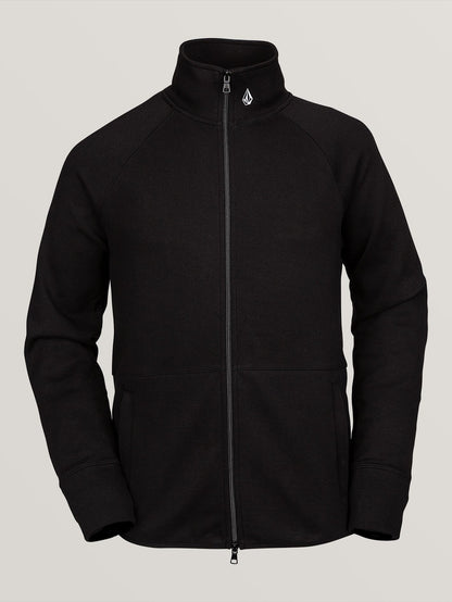Mens Guide Mock Fleece - Black