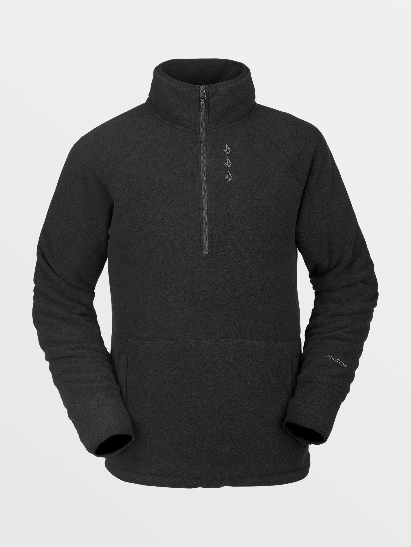 Polartec 1/2 Zip Sweatshirt - BLACK