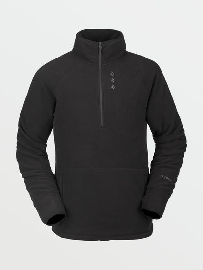 Polartec 1/2 Zip Sweatshirt - BLACK