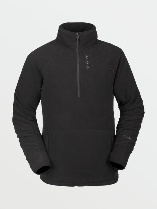 Polartec 1/2 Zip Sweatshirt - BLACK