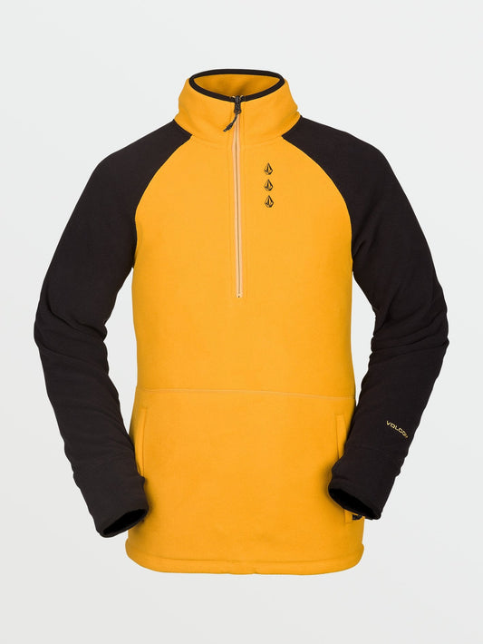 Polartec 1/2 Zip Sweatshirt - RESIN GOLD