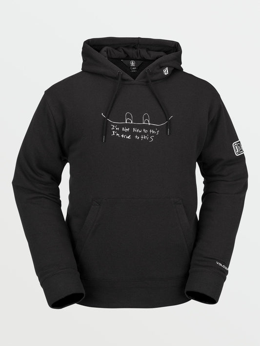 Jla Fleece Hoodie - BLACK