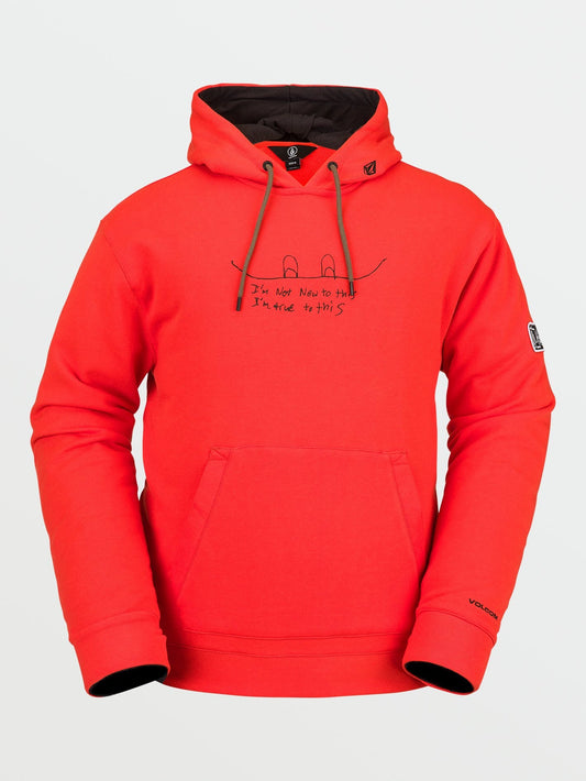 Jla Fleece Hoodie - ORANGE
