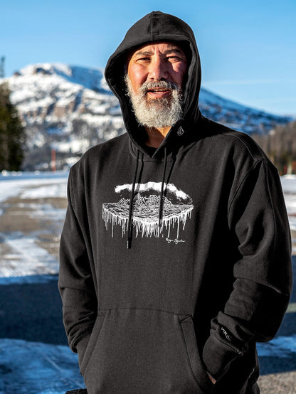 Di Fleece Hoodie - BLACK