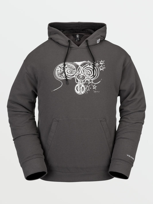 Di Fleece Hoodie - DARK GREY