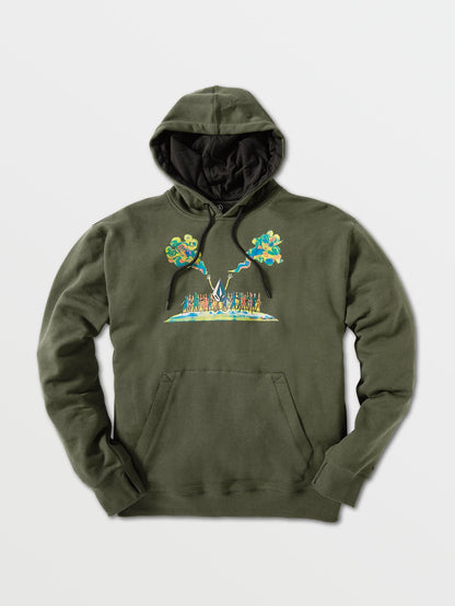Di Fleece Hoodie - SATURATED GREEN